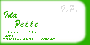 ida pelle business card